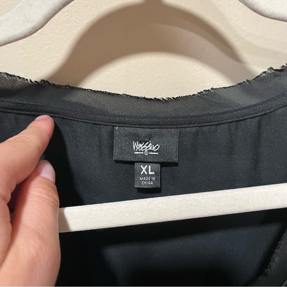 Mossimo pleated black tank - Picture 4 of 5